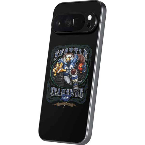Liquid Blue NFL Seattle Seahawks Running Back Pixel 9 Pro XL Skin